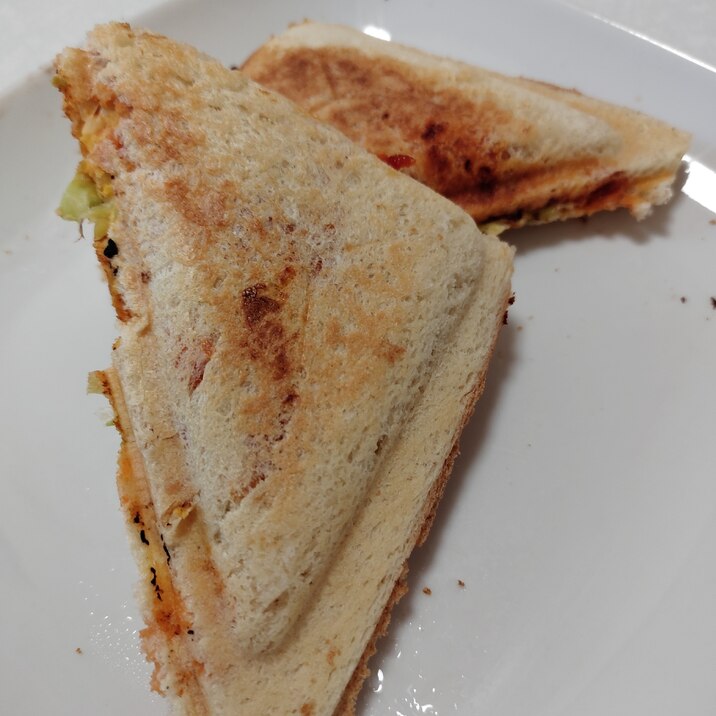 キャベツたっぷり ホットサンド